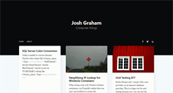 Desktop Screenshot of joshgraham.com