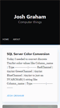 Mobile Screenshot of joshgraham.com